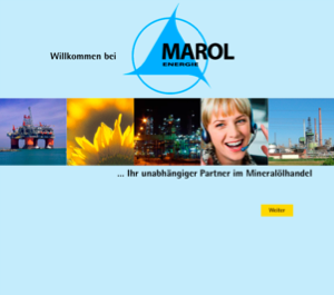 Marol Mineralölhandel: Website