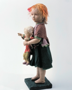 Papier-Puppe von Sylvia Natterer